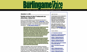 Burlingamevoice.com thumbnail