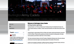 Burlingtonarmycadets.ca thumbnail