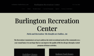 Burlingtonrec.com thumbnail