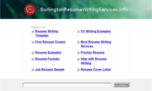 Burlingtonresumewritingservices.info thumbnail