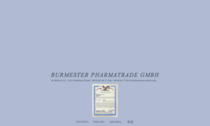 Burmester-pharma.de thumbnail