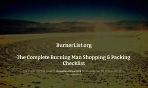 Burnerlist.org thumbnail