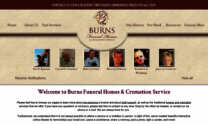 Burnsfuneralhomes.com thumbnail