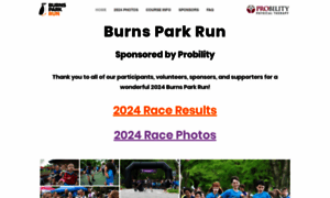 Burnsparkrun.org thumbnail