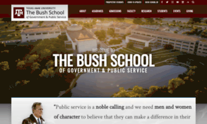 Bush.tamu.edu thumbnail