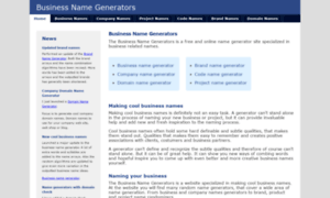 Business-name-generators.com thumbnail