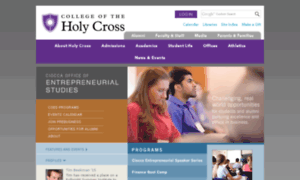 Business.holycross.edu thumbnail