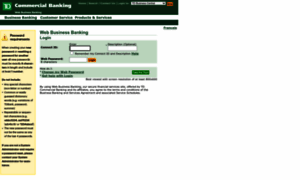 Businessbanking.tdcommercialbanking.com thumbnail