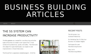 Businessbuildingarticles.com thumbnail