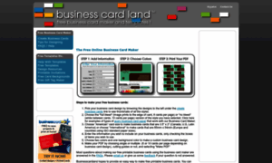 Businesscardland.com thumbnail