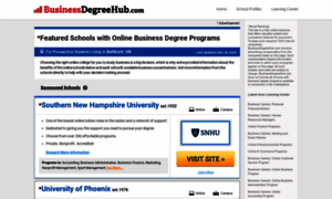 Businessdegreehub.com thumbnail