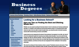 Businessdegrees.org thumbnail