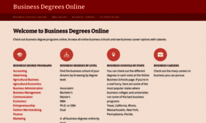 Businessdegreesonline.net thumbnail