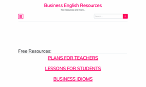 Businessenglishresources.com thumbnail