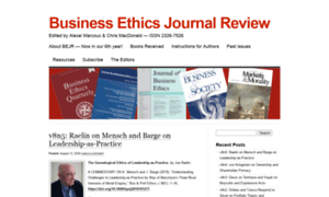 Businessethicsjournalreview.com thumbnail