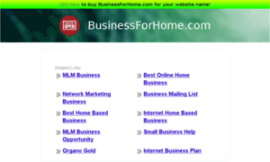 Businessforhome.com thumbnail