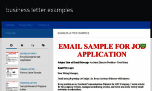 Businessletter-samples.com thumbnail