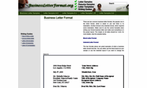 Businessletterformat.org thumbnail