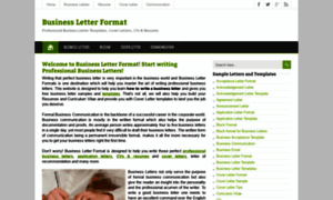 Businessletterformats.com thumbnail