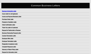 Businessletters.com thumbnail