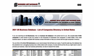 Businesslistdatabase.com thumbnail