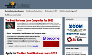 Businessloancompanies.com thumbnail