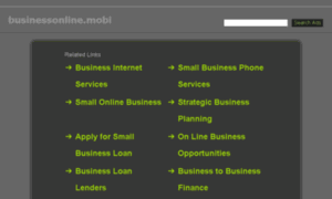 Businessonline.mobi thumbnail
