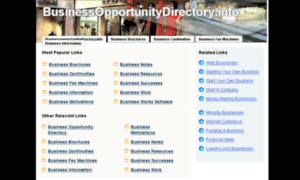 Businessopportunitydirectory.info thumbnail