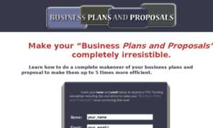 Businessplansandproposals.com thumbnail