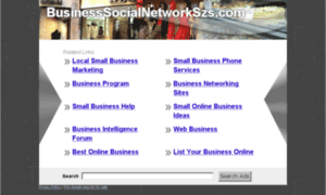 Businesssocialnetworkszs.com thumbnail