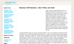 Businessvoipsolution.info thumbnail