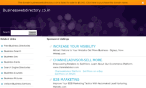 Businesswebdirectory.co.in thumbnail