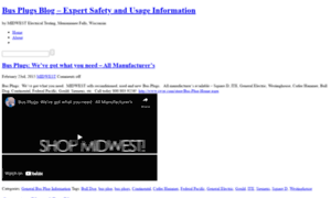 Busplugsblog.com thumbnail