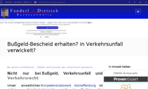 Bussgeld-anwalt-deutschlandweit.de thumbnail