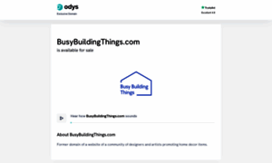 Busybuildingthings.com thumbnail