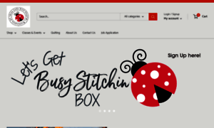 Busyladyquiltshop.com thumbnail