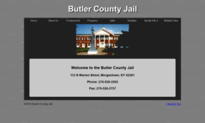 Butlercojail.com thumbnail