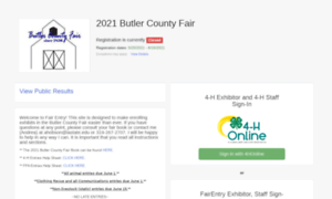 Butlercounty.fairentry.com thumbnail