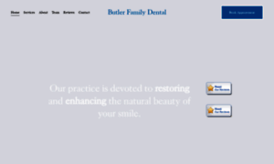 Butlerfamilydental.com thumbnail