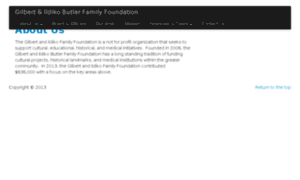 Butlerfamilyfdn.org thumbnail