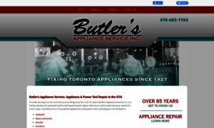 Butlersapplianceservice.com thumbnail