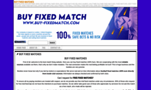 Buy-fixedmatch.com thumbnail