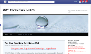 Buy-neverwet.com thumbnail