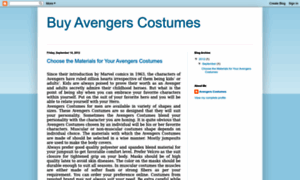 Buyavengerscostumes.blogspot.com thumbnail