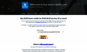 Buyazurecredits.com thumbnail