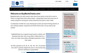 Buyblankchecks.com thumbnail