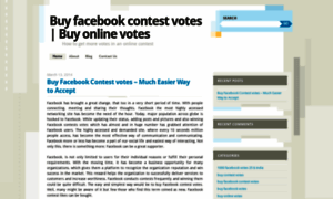 Buyfacebookcontestvotes.wordpress.com thumbnail