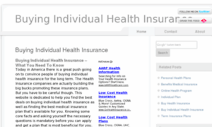 Buying-individual-health-insurance-online.com thumbnail