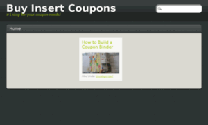 Buyinsertcoupons.com thumbnail