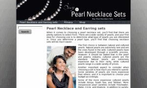 Buypearlnecklacesets.com thumbnail